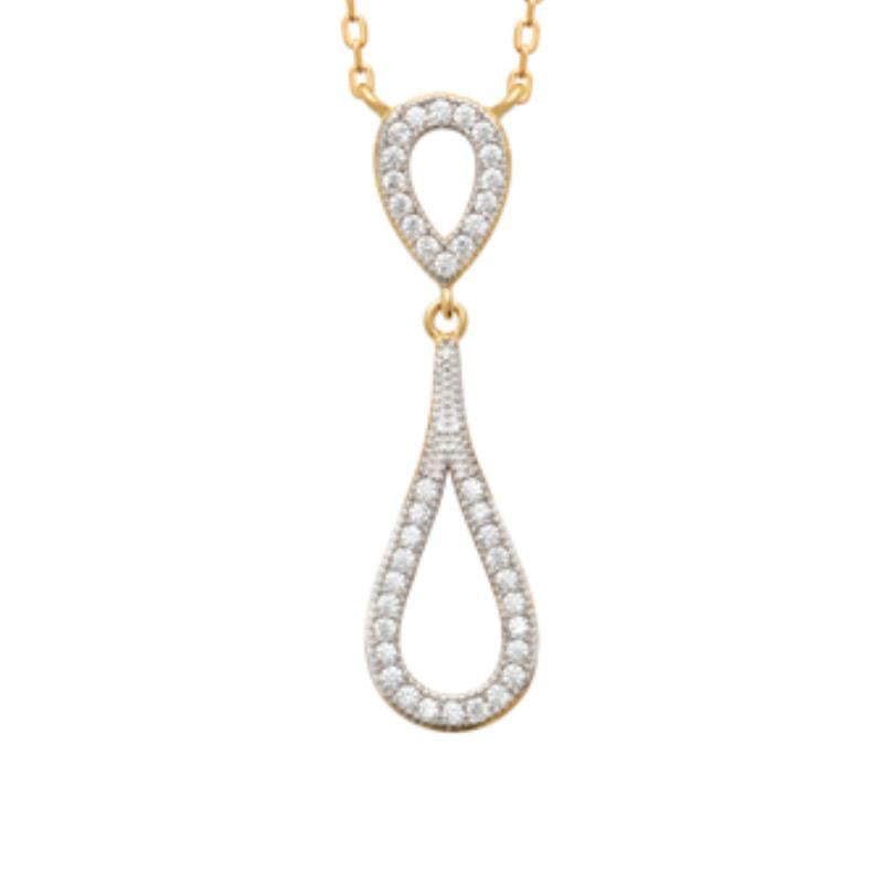 Coque de Nacre Collier plaqué or 971461