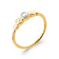 Coque de Nacre Bague solitaire plaqué or 2962410