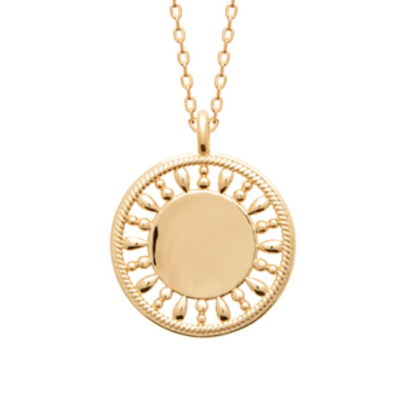 Coque de Nacre Collier plaqué or 922225
