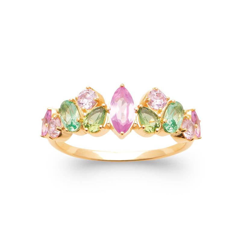 Coque de Nacre Bague plaqué or 20018305