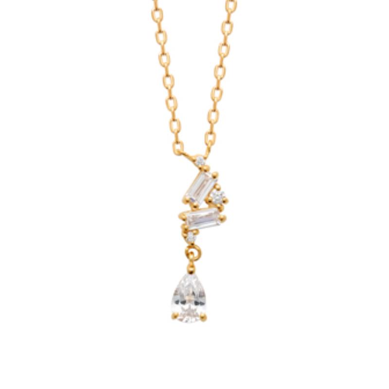 Coque de Nacre Collier plaqué or 973809