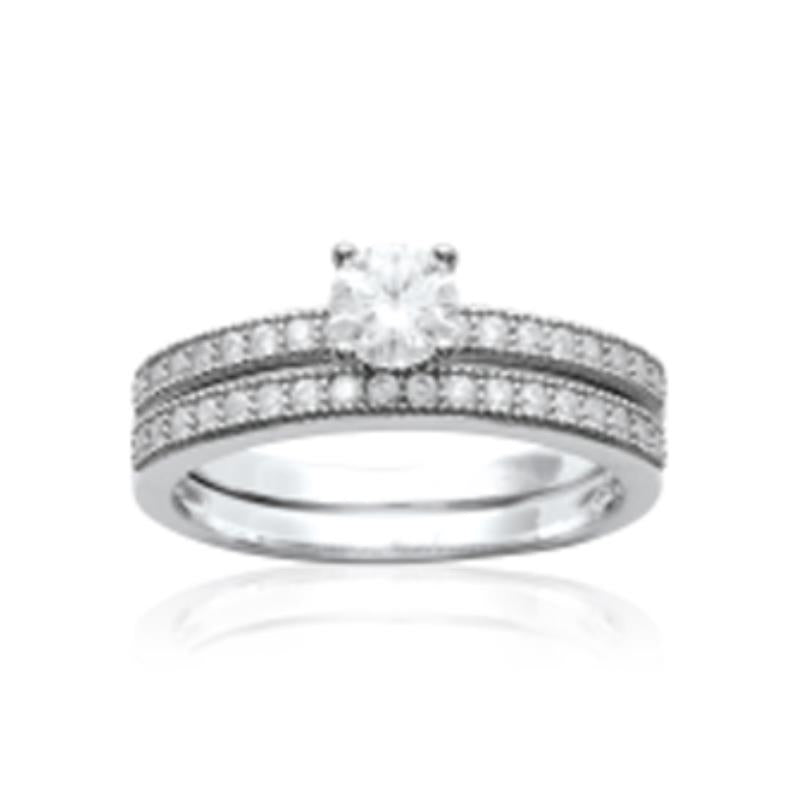 Coque de Nacre Bague solitaire argent 1207010
