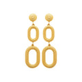 Izee Boucles d'oreilles pendantes acier doré 3136209
