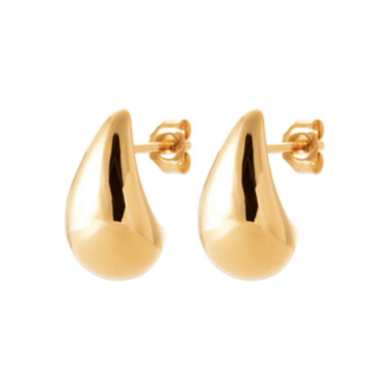 Coque de Nacre Puces d'oreilles plaqué or 23055700