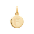 Coque de Nacre Pendentif initiale plaqué or 2775706