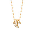 Coque de Nacre Collier plaqué or 974151
