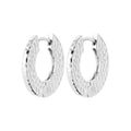 Coque de Nacre Créoles argent 7658000