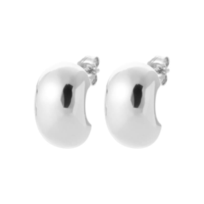 Coque de Nacre Puces d'oreilles argent 73065300