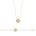Coque de Nacre Collier plaqué or 973259