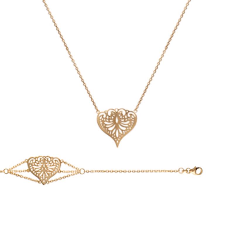 Coque de Nacre Collier plaqué or 921195