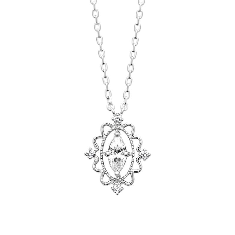 Coque de Nacre Collier argent 874455