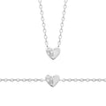 Coque de Nacre Collier argent 873957