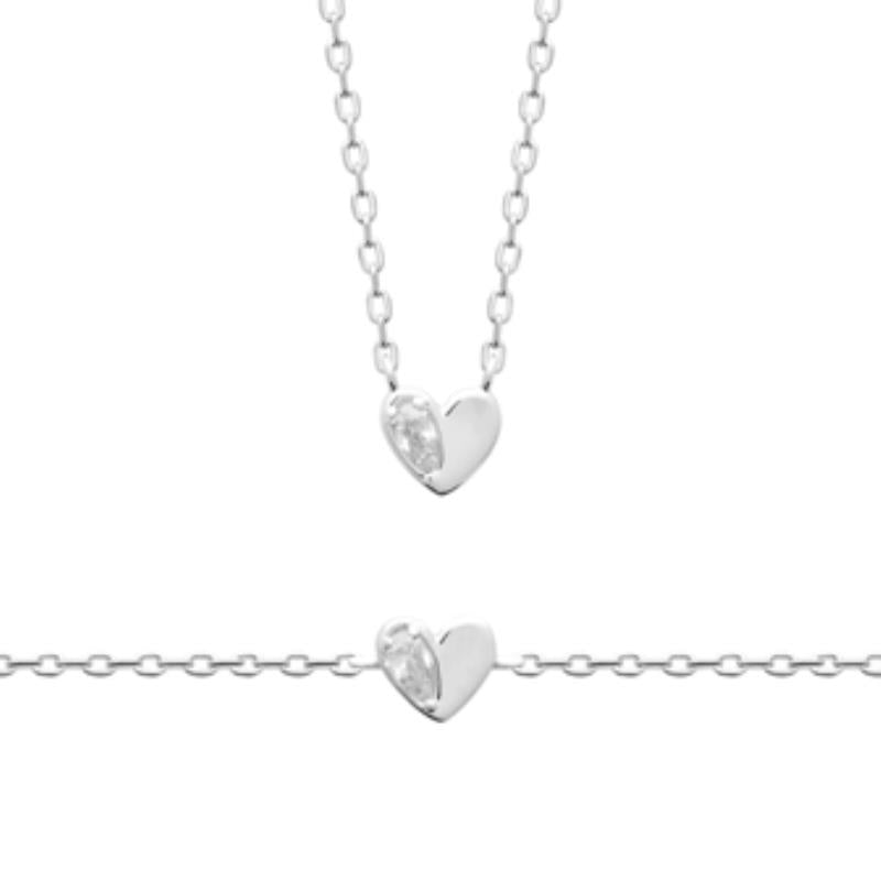 Coque de Nacre Collier argent 873957