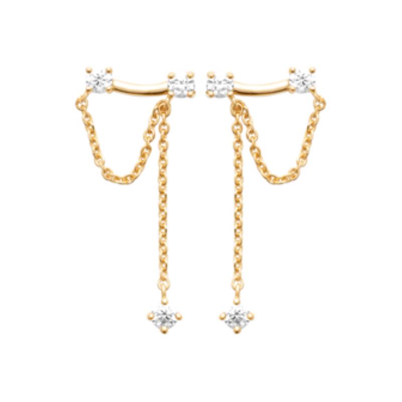Coque de Nacre Boucles d'oreilles plaqué or 23072110