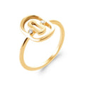 Coque de Nacre Bague plaqué or 2983010