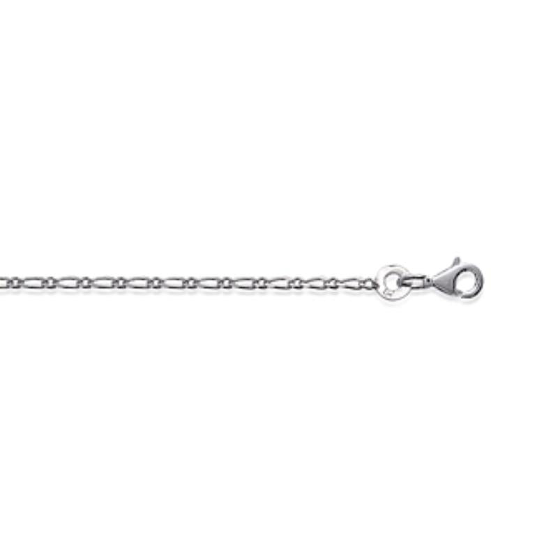 Coque de Nacre Chaîne maille figaro argent 731040