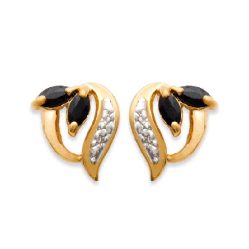 Coque de Nacre Boucles d'oreilles plaqué or 23523043