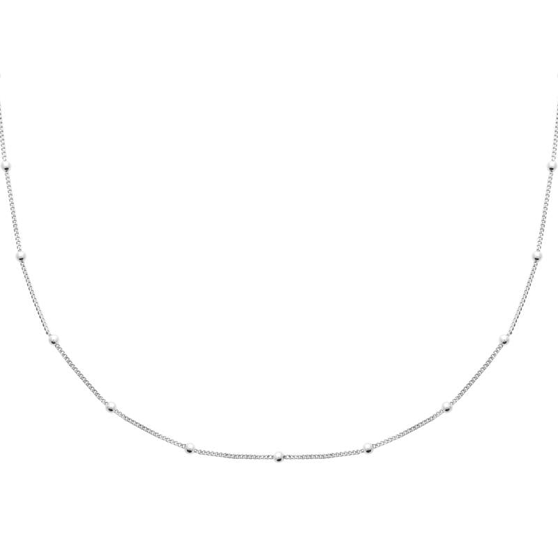 Coque de Nacre Chaîne argent 722182