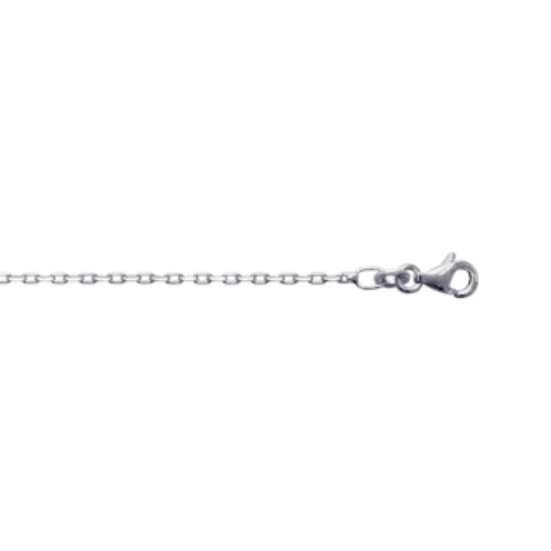 Coque de Nacre Chaîne maille forçat argent 728045