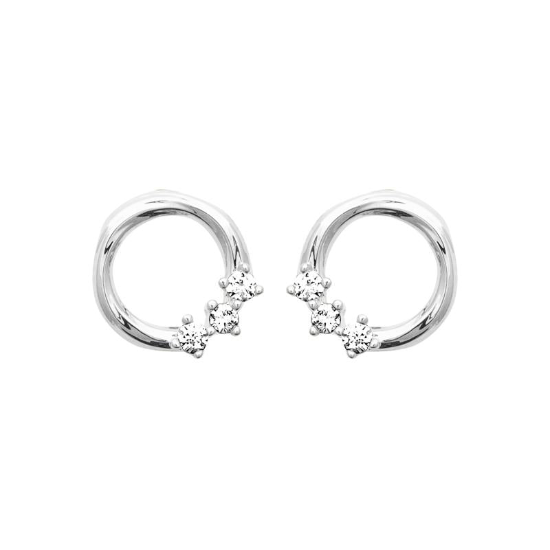 Coque de Nacre Boucles d'oreilles argent 13091410