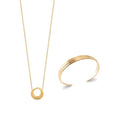 Coque de Nacre Collier plaqué or 921690
