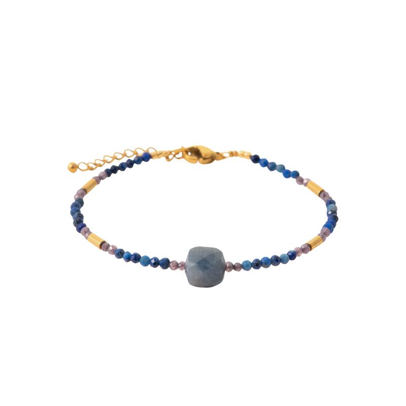 Coque de Nacre Bracelet acier doré 312267