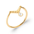 Coque de Nacre Bague plaqué or 2998710