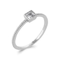 Coque de Nacre Bague solitaire argent 1923010