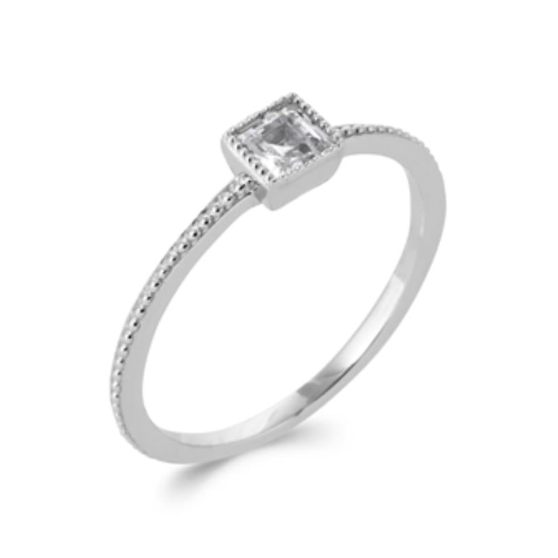 Coque de Nacre Bague solitaire argent 1923010