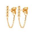 Coque de Nacre Boucles d'oreilles pendantes plaqué or 23057900