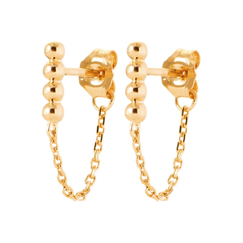 Coque de Nacre Boucles d'oreilles pendantes plaqué or 23057900