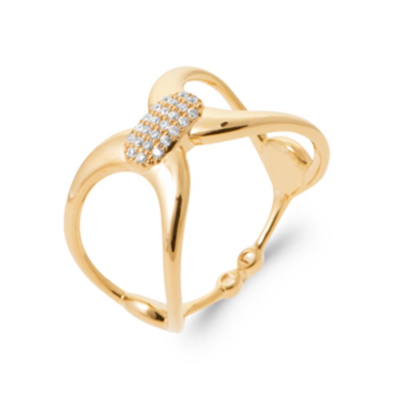 Coque de Nacre Bague plaqué or 2977210