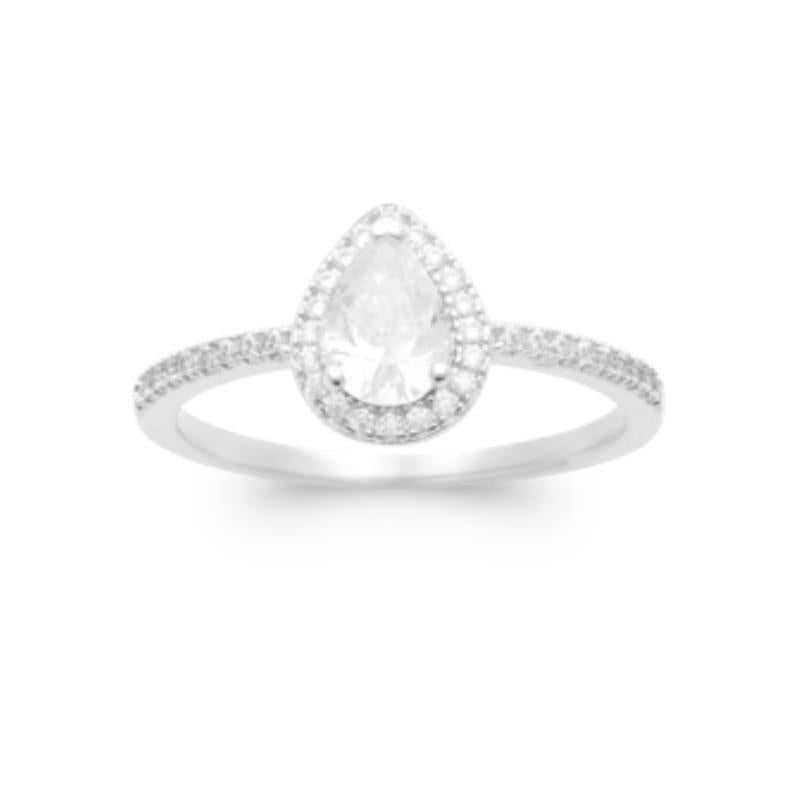 Coque de Nacre Bague solitaire argent 1973110