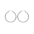 Coque de Nacre Créoles argent 73040