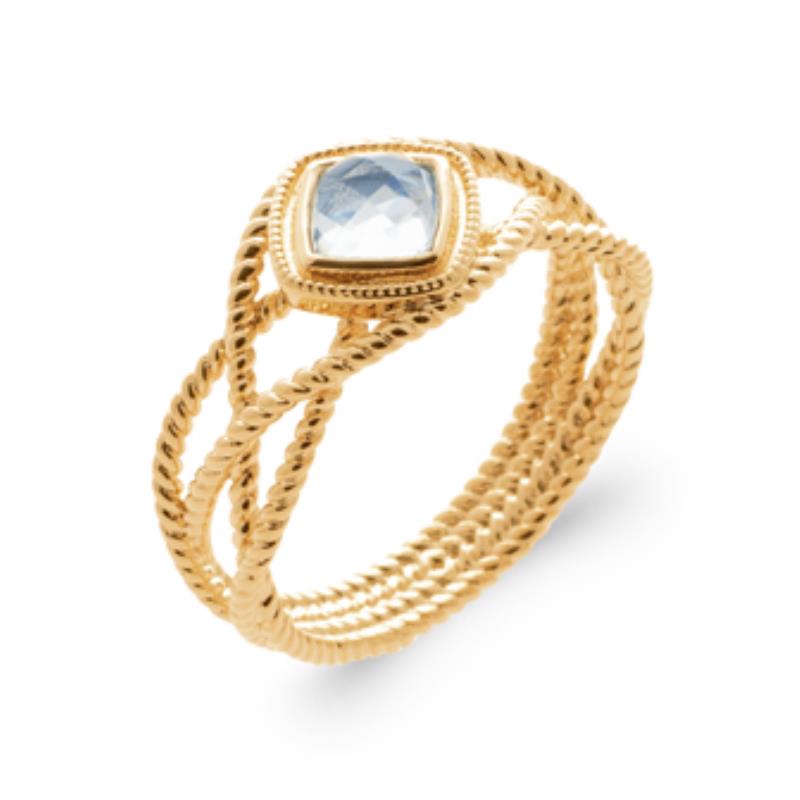 Coque de Nacre Bague plaqué or 2934760