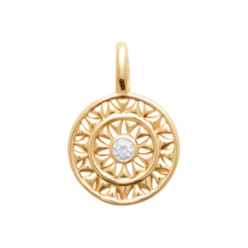Coque de Nacre Pendentif plaqué or 2780510