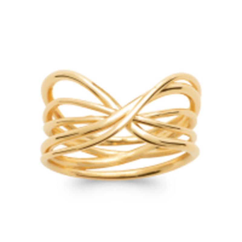 Coque de Nacre Bague plaqué or 2976200