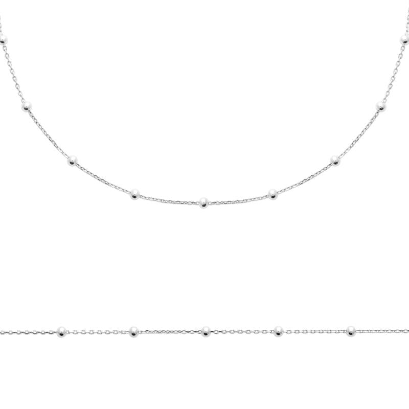 Coque de Nacre Chaîne argent 720015