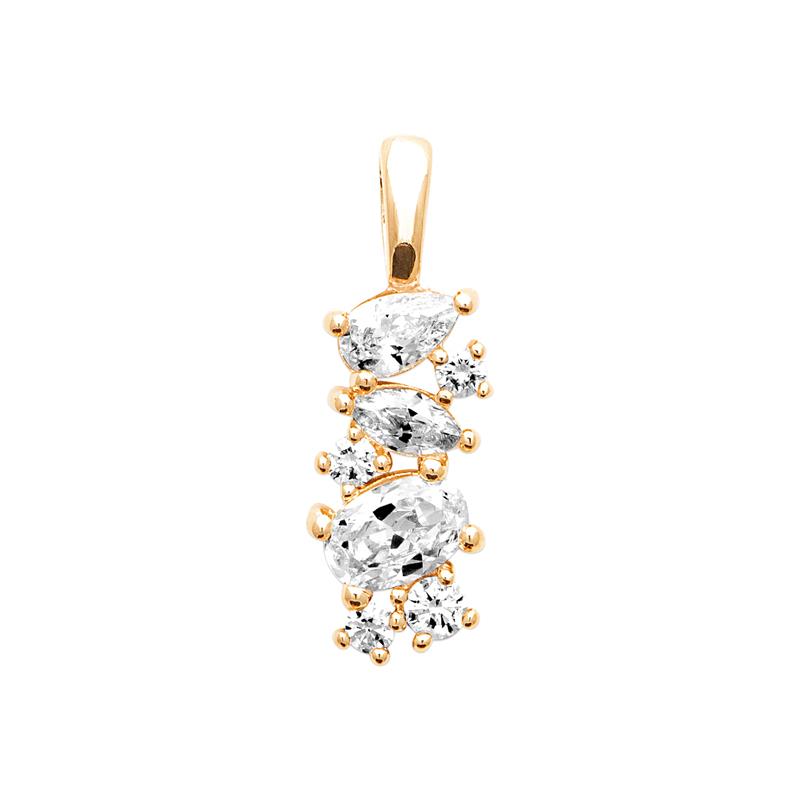 Coque de Nacre Pendentif plaqué or 2789510