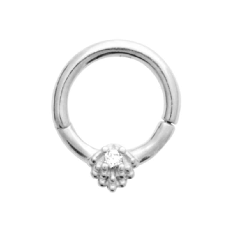 Coque de Nacre Créoles argent 1677610