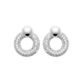 Coque de Nacre Puces d'oreilles argent 1575910