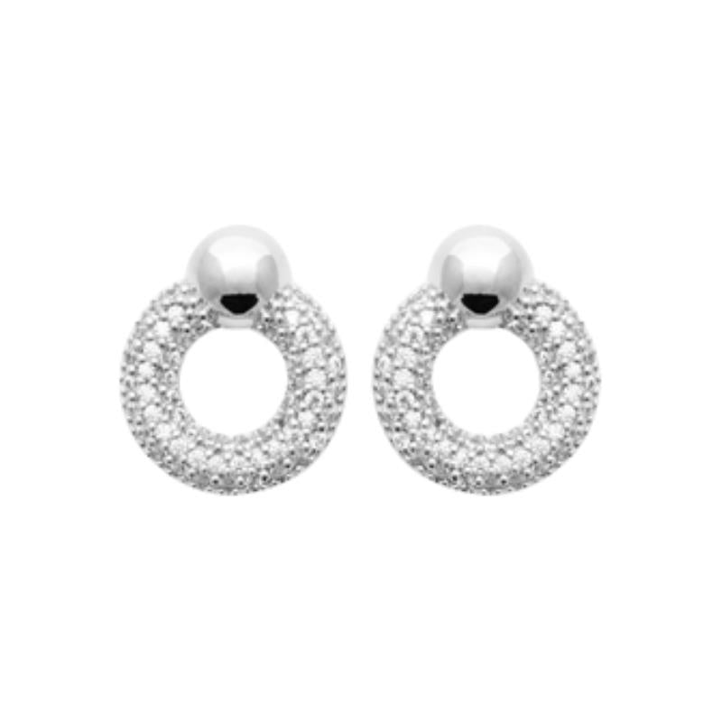 Coque de Nacre Puces d'oreilles argent 1575910