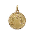 Coque de Nacre Pendentif zodiaque plaqué or 24821109