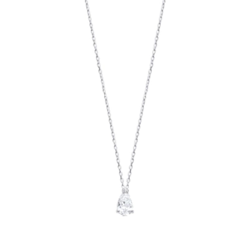 Coque de Nacre Collier argent 871003
