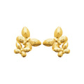 Coque de Nacre Boucles d'oreilles acier doré 3126509