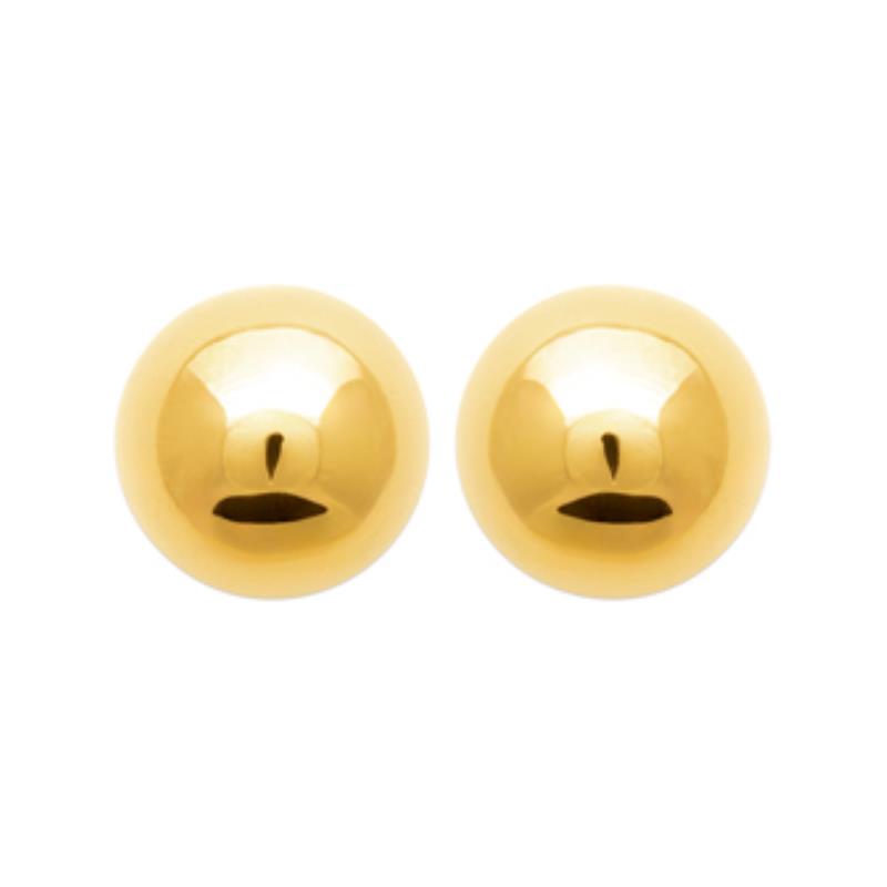 Coque de Nacre Puces d'oreilles acier doré 3123309