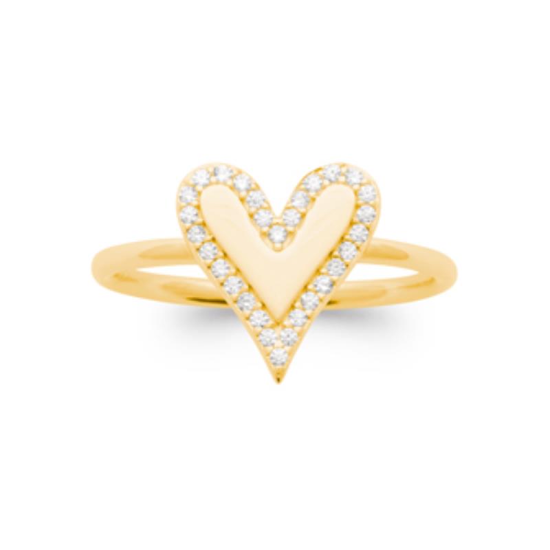 Coque de Nacre Bague plaqué or 2973010
