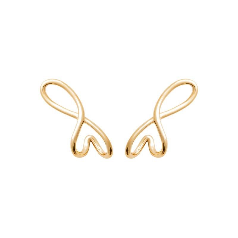 Coque de Nacre Boucles d'oreilles plaqué or 23043700