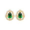 Coque de Nacre Puces d'oreilles plaqué or 23022950