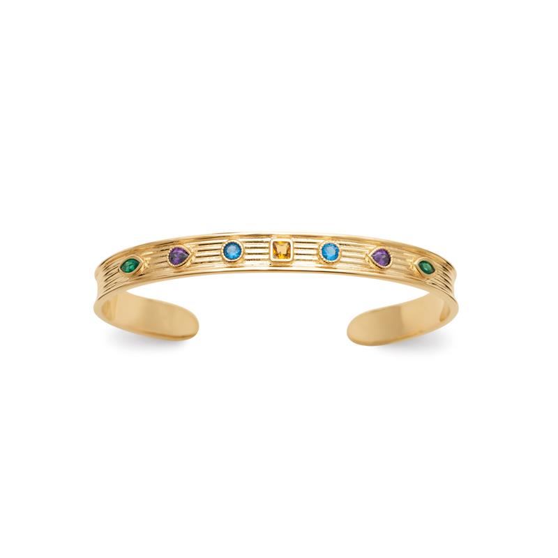 Coque de Nacre Bracelet jonc plaqué or 974366